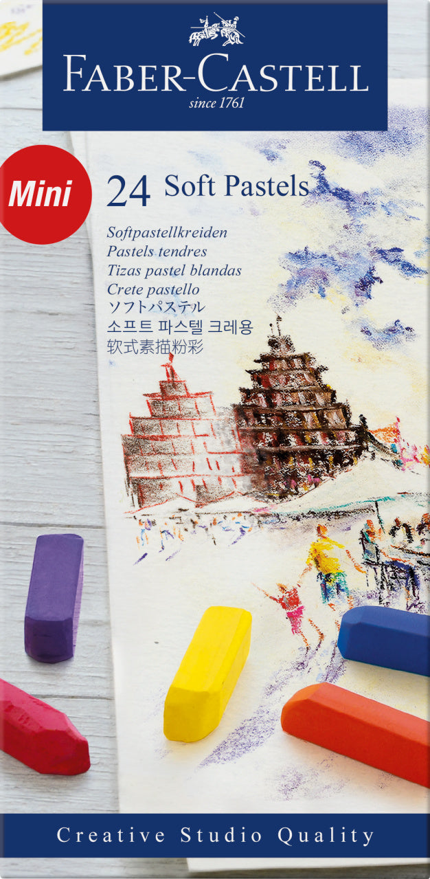 CREIOANE PASTEL SOFT MINI 24 CULORI FABER-CASTELL CREIOANE PASTEL SOFT MINI 24 CULORI FABER-CASTELL